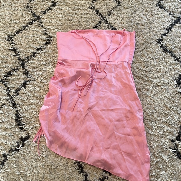 Amanda Uprichard X REVOLVE Chiara Dress in Flamingo - Picture 6 of 7